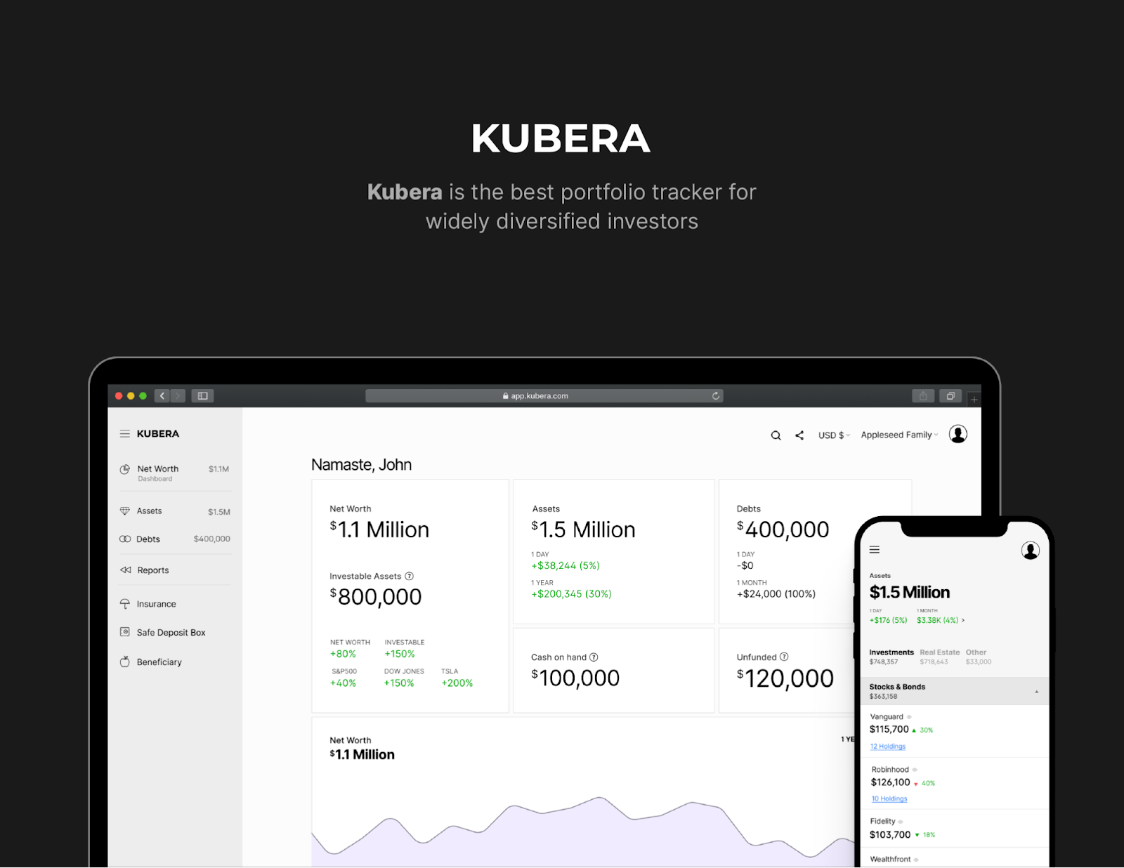 Kubera Net Worth Tracker